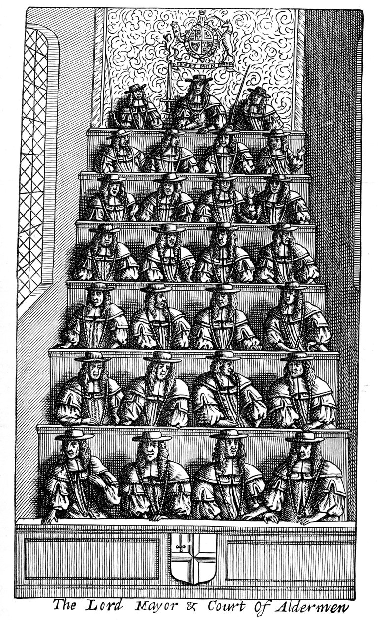 Der Lord Mayor und das Gericht der Aldermen, London