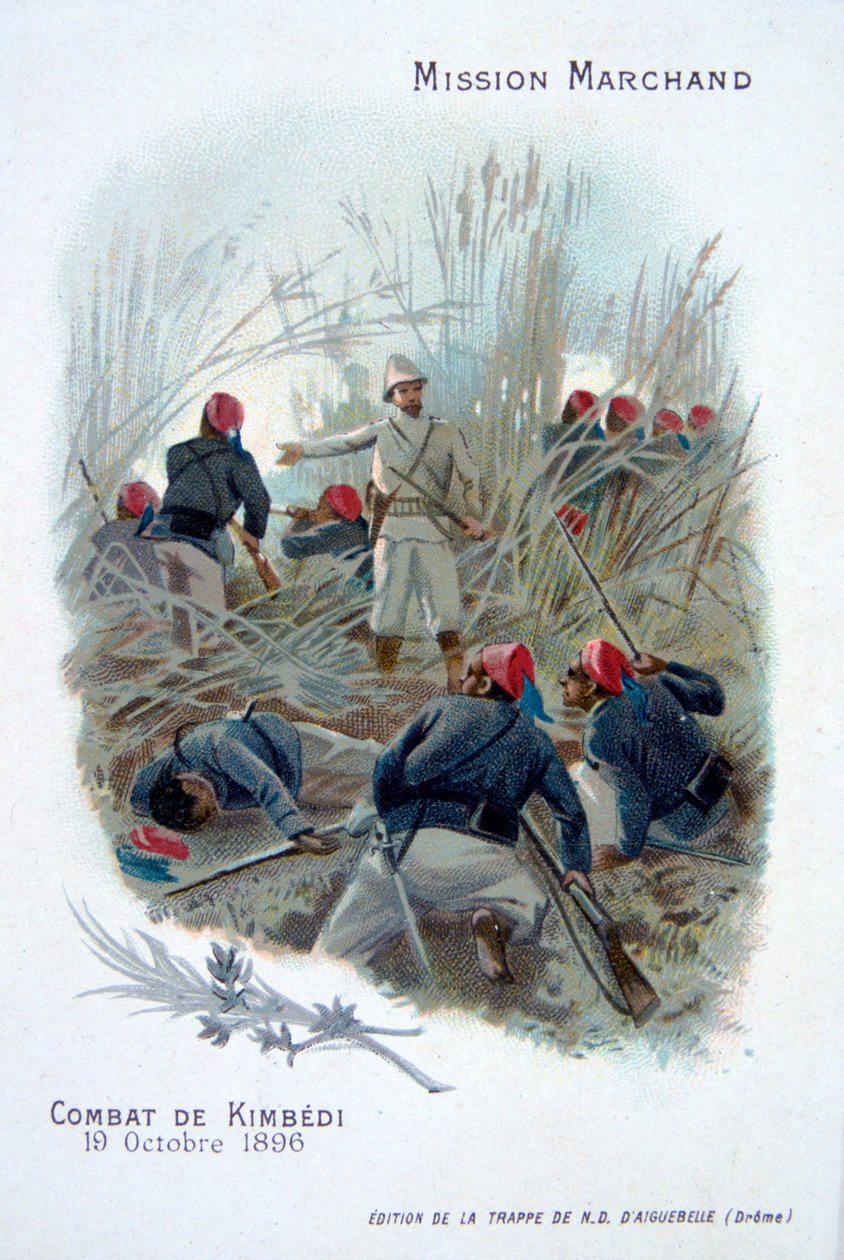 Die Marchand-Expedition: Kampf bei Kimbedi, Kongo, 19. Oktober 1896 von Unbekannt