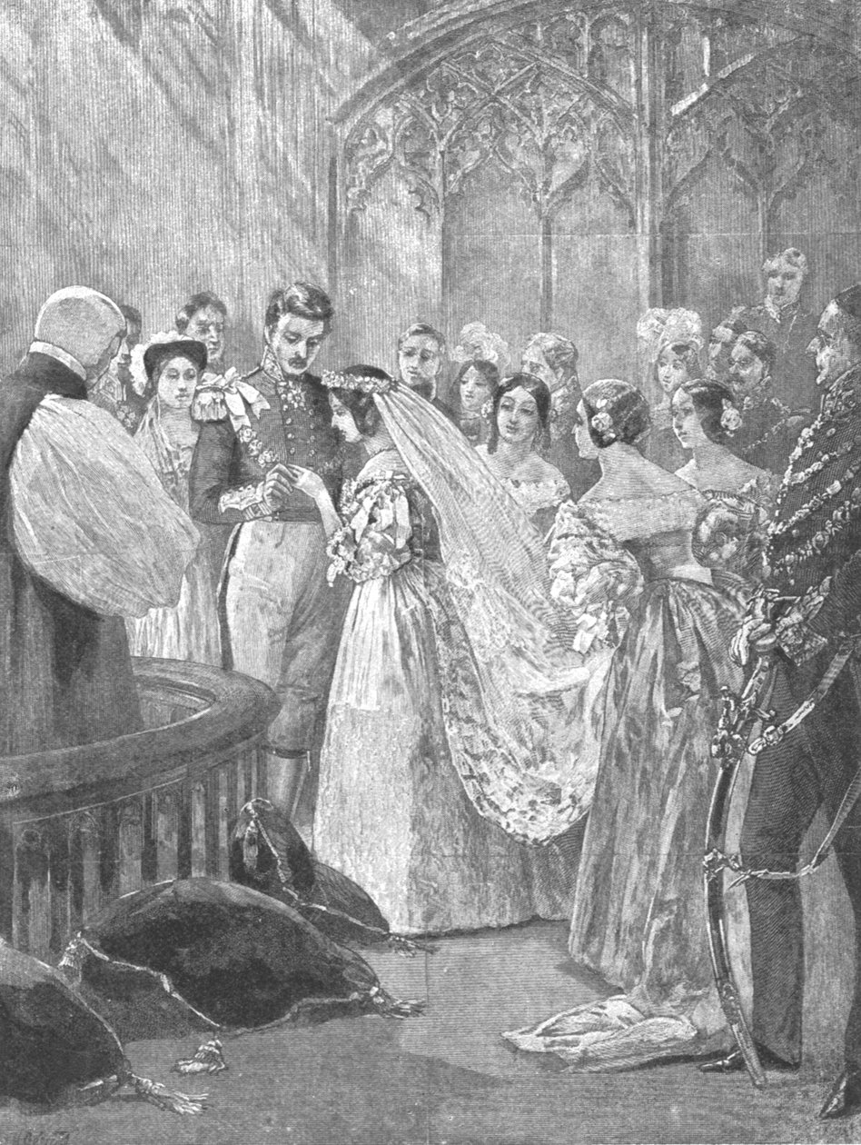Die Hochzeit von Königin Victoria und Prinz Albert im St. James