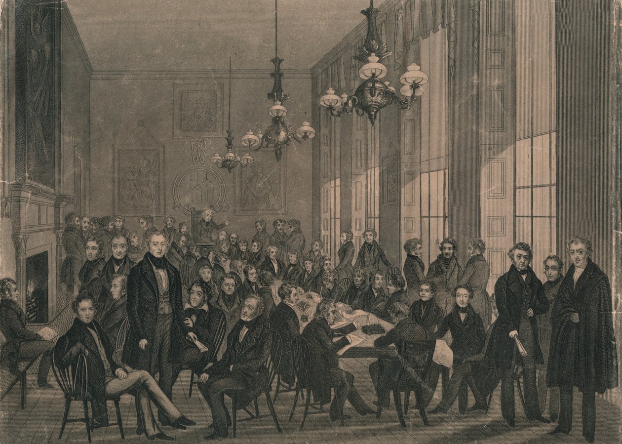 Die Nationalversammlung...4. Februar 1839 im British Coffee House von Unbekannt