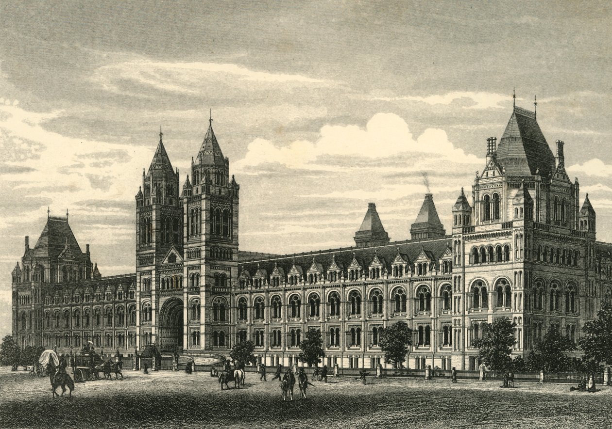 Das Naturhistorische Museum, South Kensington, um 1876 von Unbekannt
