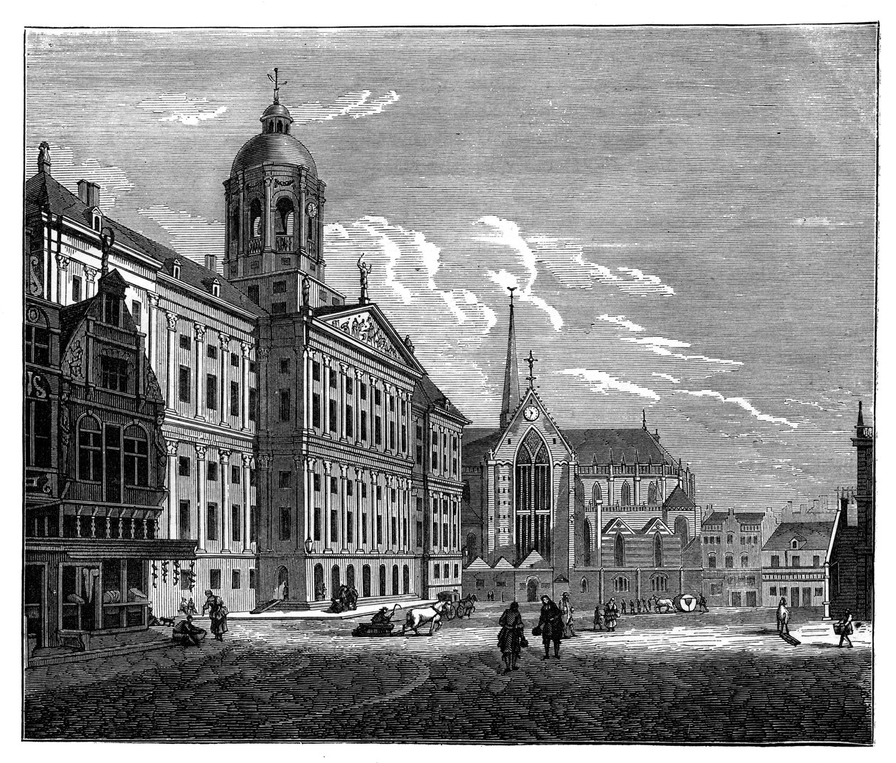 Der Palais Royal, Amsterdam, ca. 1890 von Unbekannt