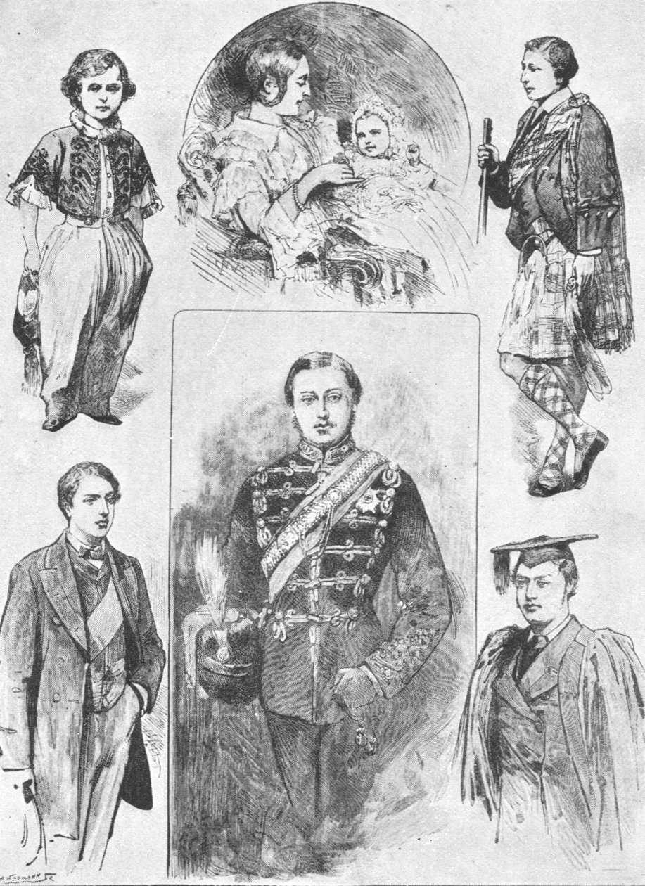 Der Prinz von Wales in seinen frühen Tagen, 1901 von Unbekannt