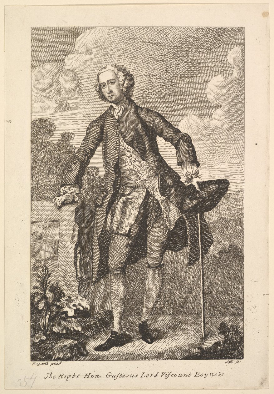 Der ehrenwerte Gustavus, Lord Viscount Boyne (1794) von Unbekannt