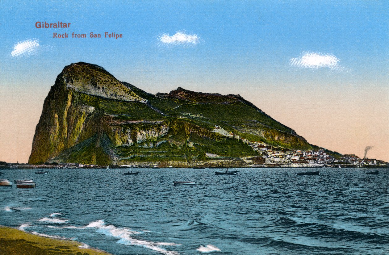 Der Felsen von Gibraltar, 1945 von Unbekannt