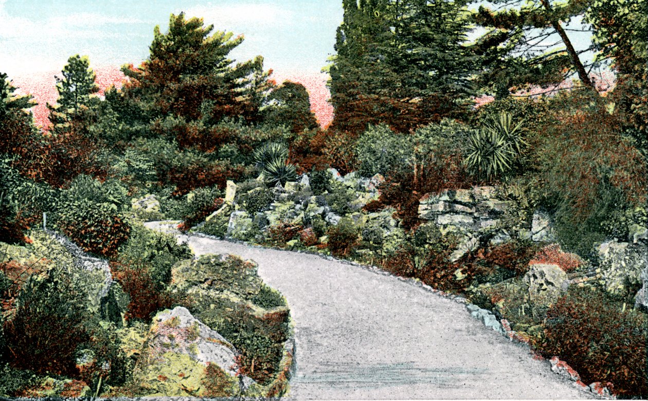 Der Steingarten, Kew Gardens, Richmond upon Thames, London, 20. Jahrhundert von Unbekannt