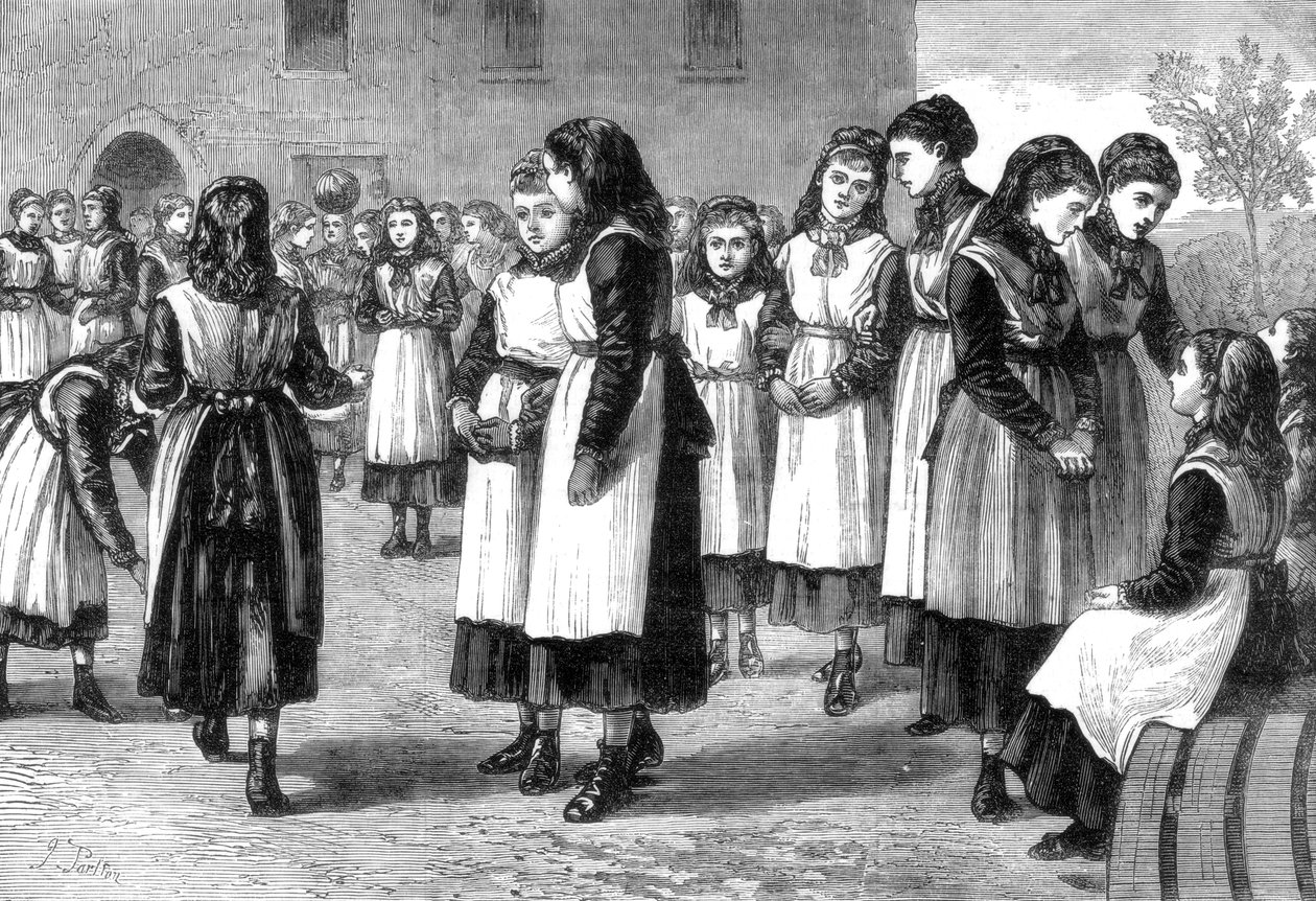 Die königliche Freimaurerschule für Mädchen, St Johns Hill, Battersea Rise, London, 1875 von Unbekannt