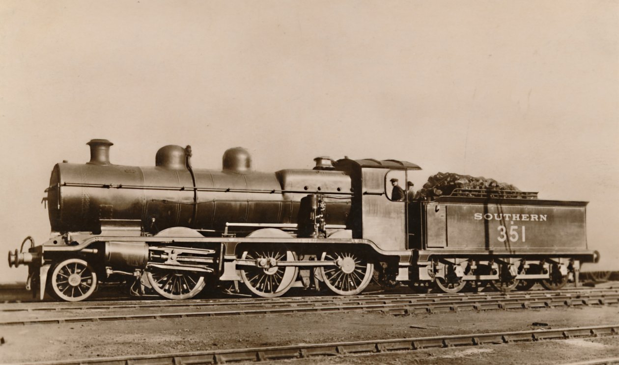 Der S.R. Mogul Typ der gemischten Verkehrslokomotive, frühes 20. Jahrhundert von Unbekannt