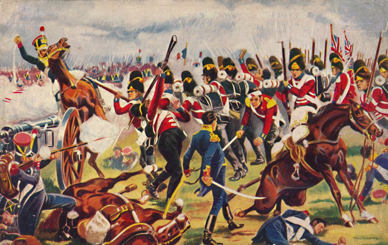 Der Vormarsch der Sherwood Foresters bei Salamanca von Unbekannt