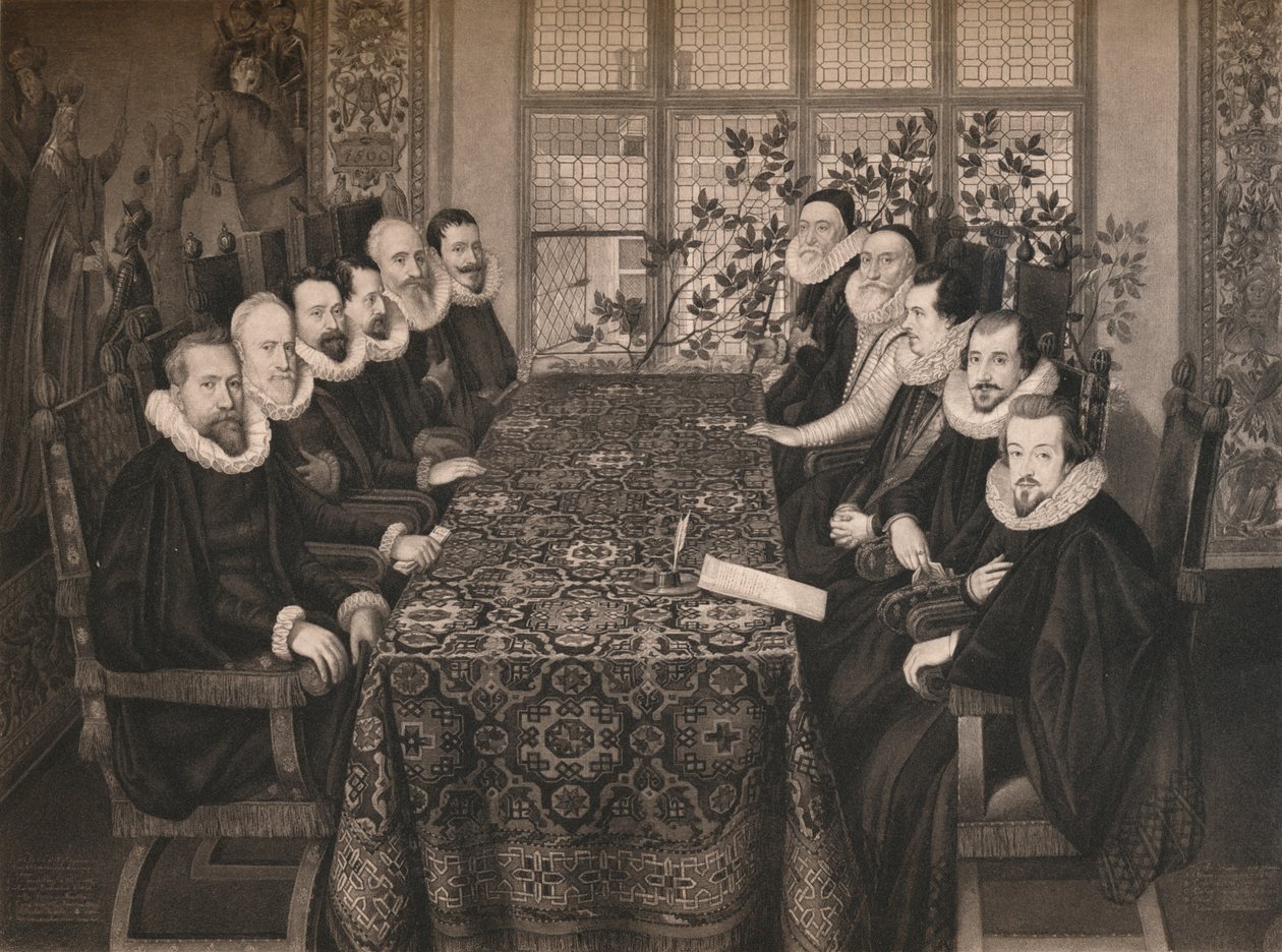 Die Somerset-Haus-Konferenz, 1604, 1604, 1904 von Unbekannt