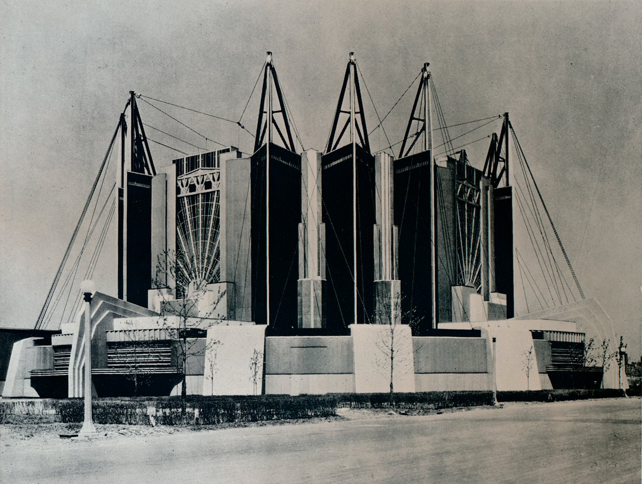 Das Reise- und Transportgebäude, 1932-1933 von Unbekannt