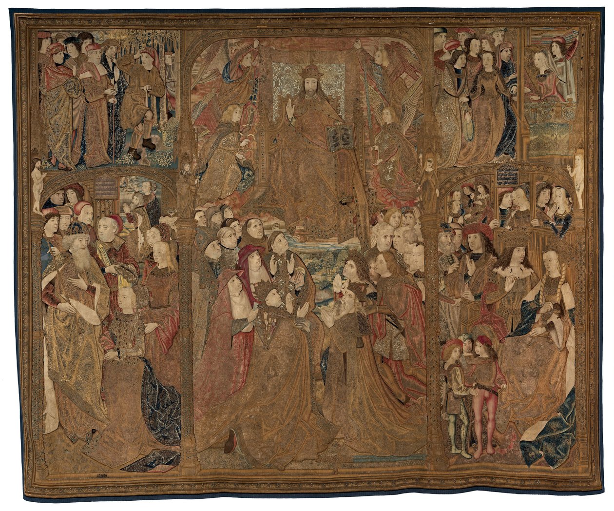 Der Triumph Christi, Der Mazarin-Teppich von Unbekannt