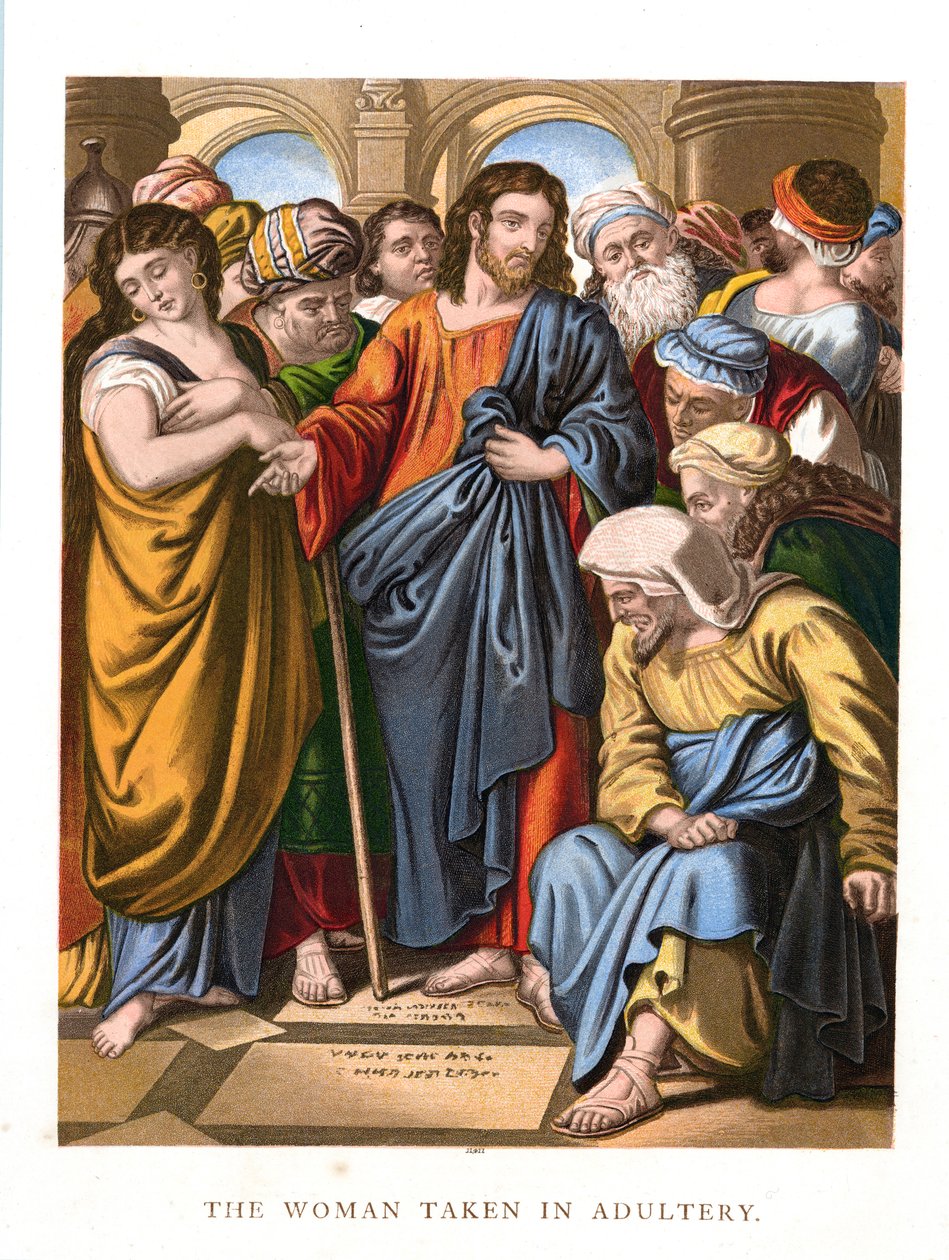 Die Ehebrecherin, um 1860 von Unbekannt