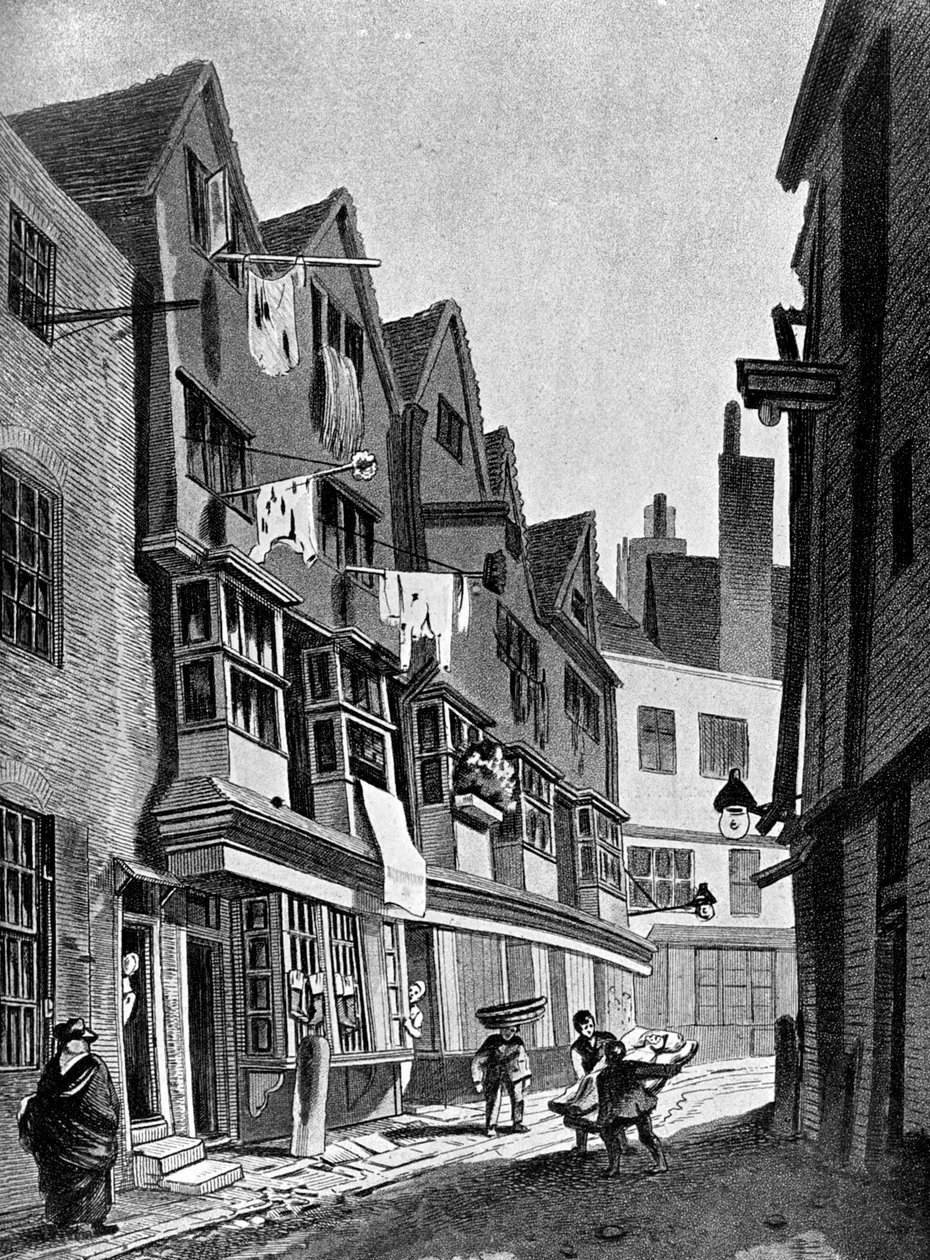 Die alten Bezirke des Palace of Westminster, London, 1807 um 1905 von Unbekannt