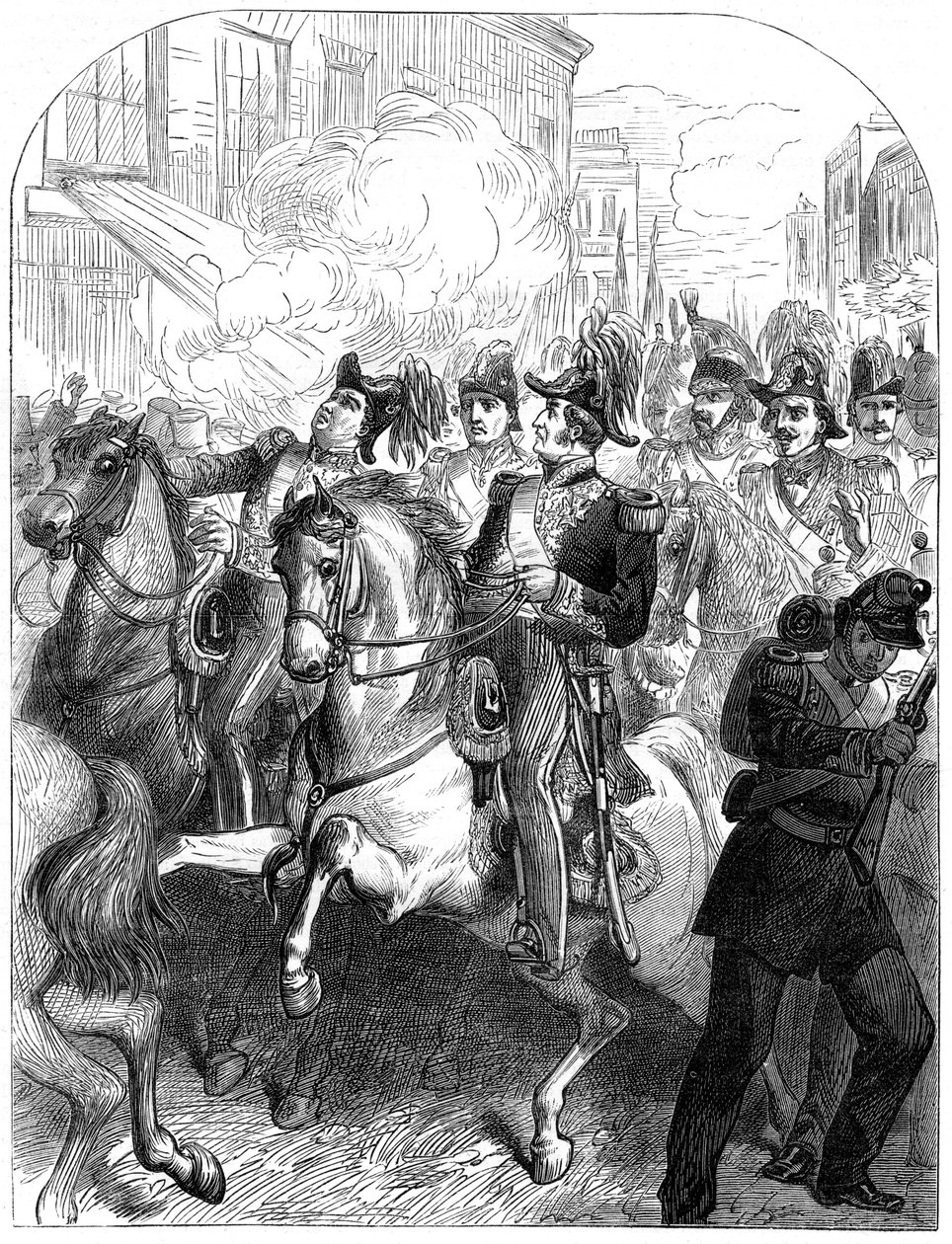 Attentat auf König Louis Philippe von Frankreich, Paris von Unbekannt