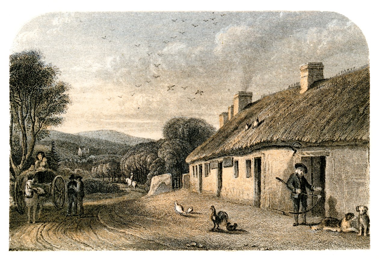 Geburtsort von Robert Burns, Alloway, South Ayrshire, Schottland von Unbekannt