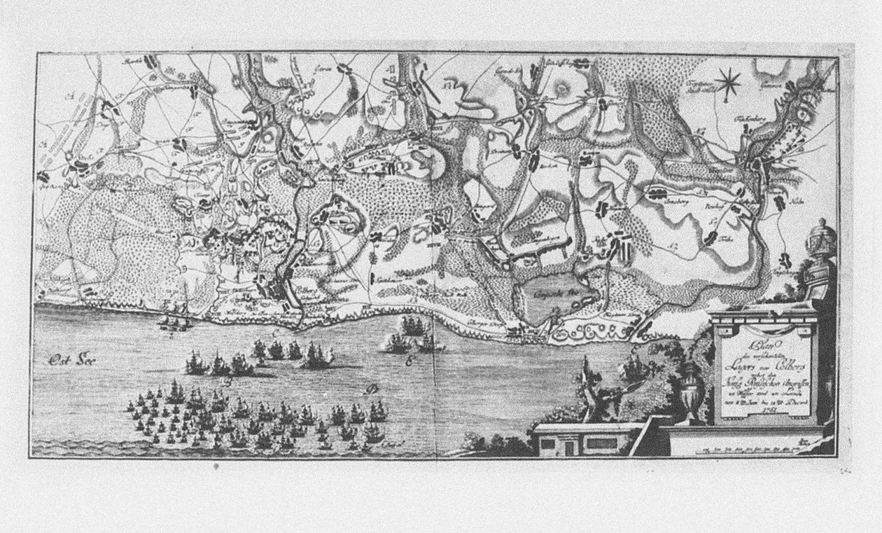 Die Eroberung der preußischen Festung Kolberg am 16. Dezember 1761, 1761 von Unbekannt