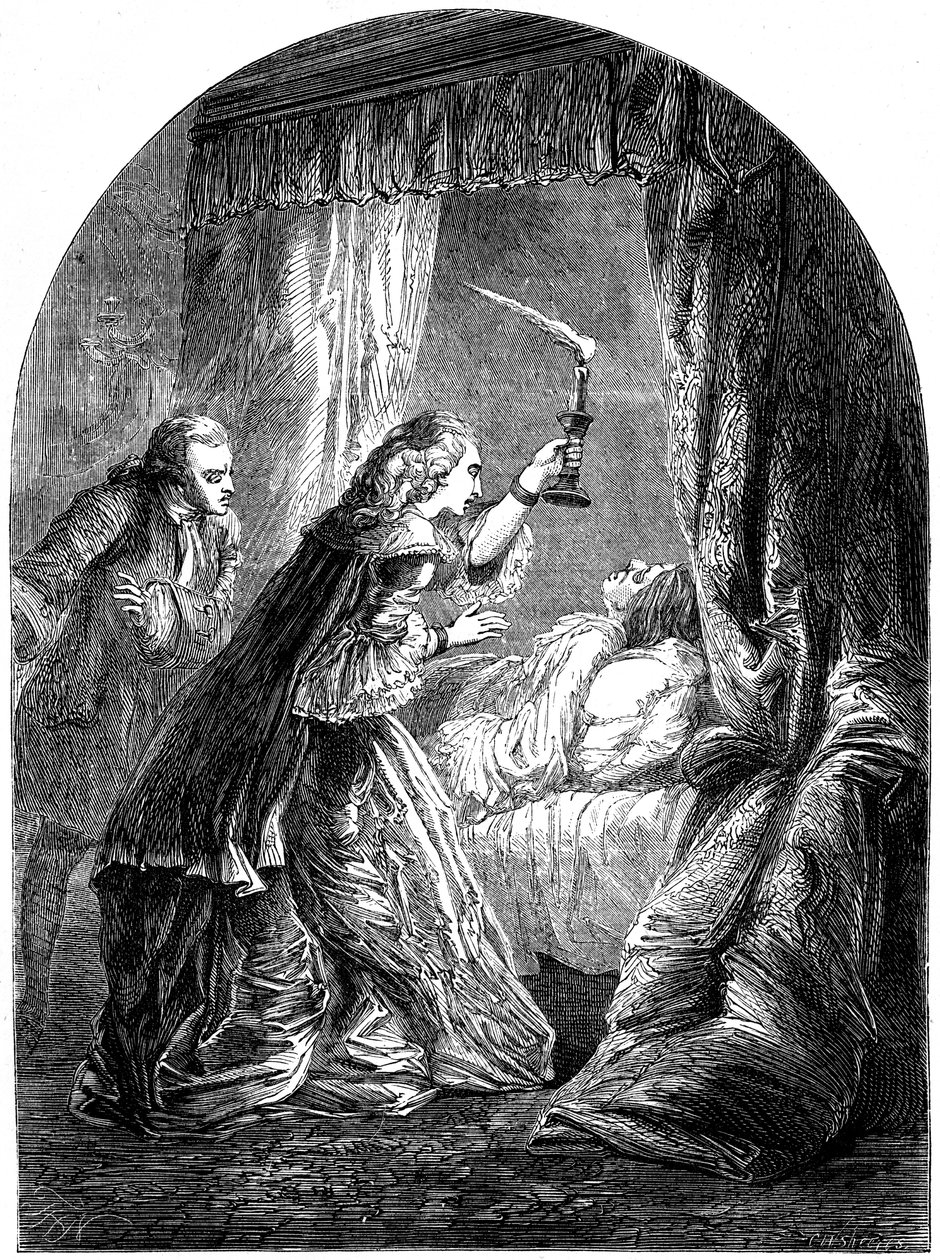 Der Tod von Frederick, Prinz von Wales 1707-1751, 1751 19. Jahrhundert von Unbekannt