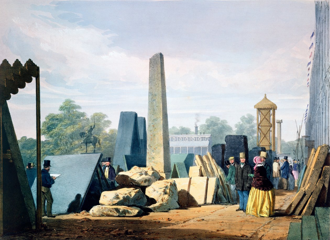Das Äußere, Große Ausstellung, Hyde Park, London, 1851 von Unbekannt