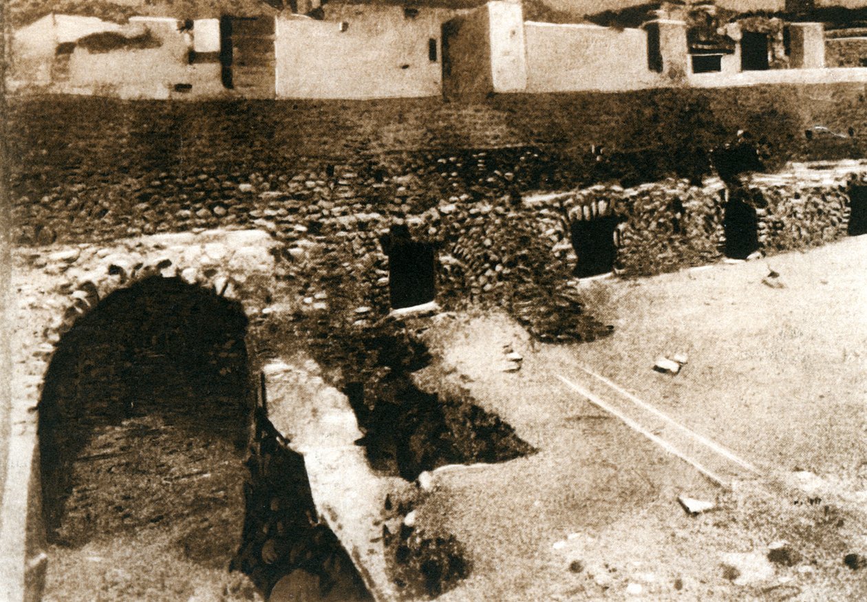Die große Terrasse auf dem Criptoportico, Pompeji, Italien, ca. 1900er von Unbekannt