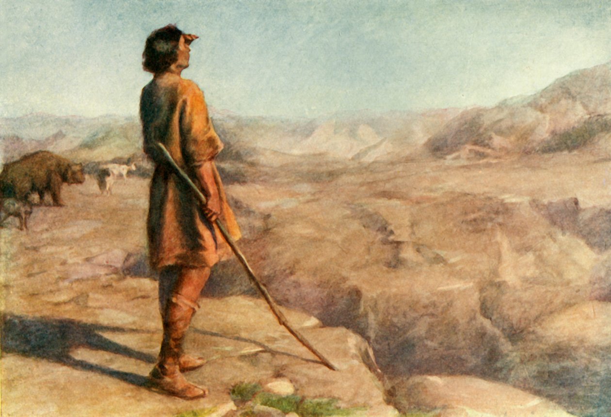 'Der Berg Shar, wo Milosh der Hirte mit seinen Herden verweilte', 1917