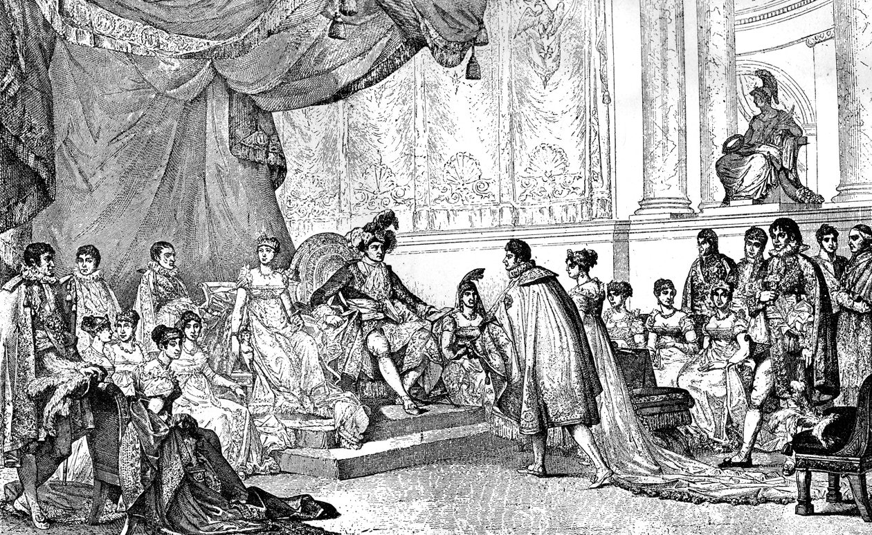 Die Hochzeit von Jerome Bonaparte, 22. August 1807, 1882-1884 von Unbekannt