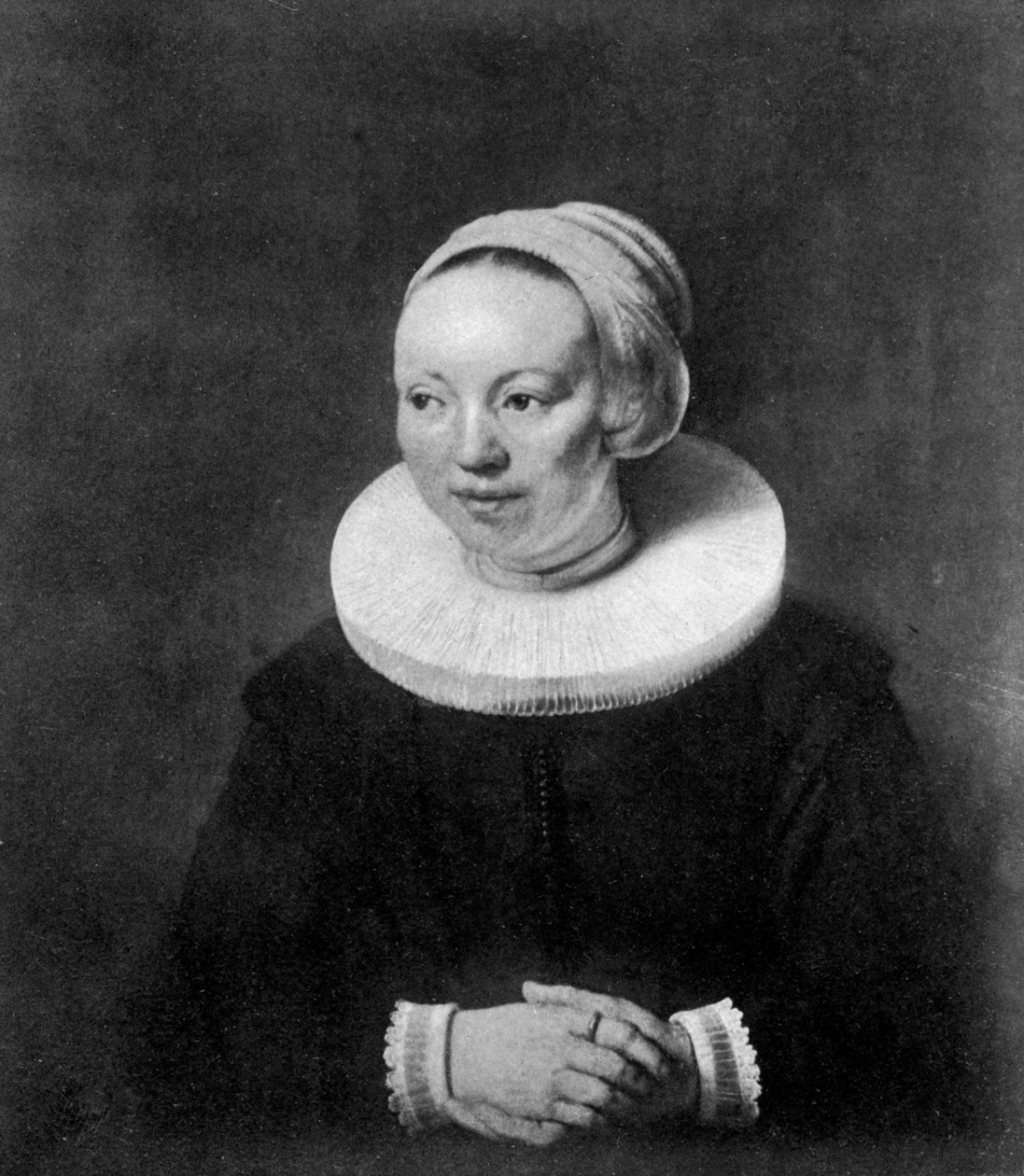 Die Frau von Nicolas Berghem, 1647, 1901 von Unbekannt