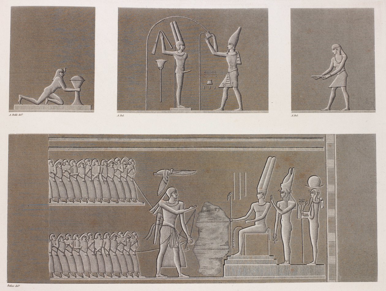 Theben: Karnak (Nahaufnahme) von Unbekannt