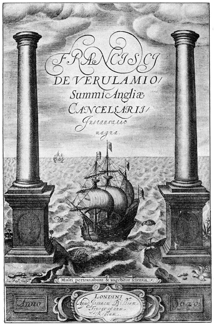 Titelseite von Francis Bacons Instauratio Magna, 1620, 1893 von Unbekannt