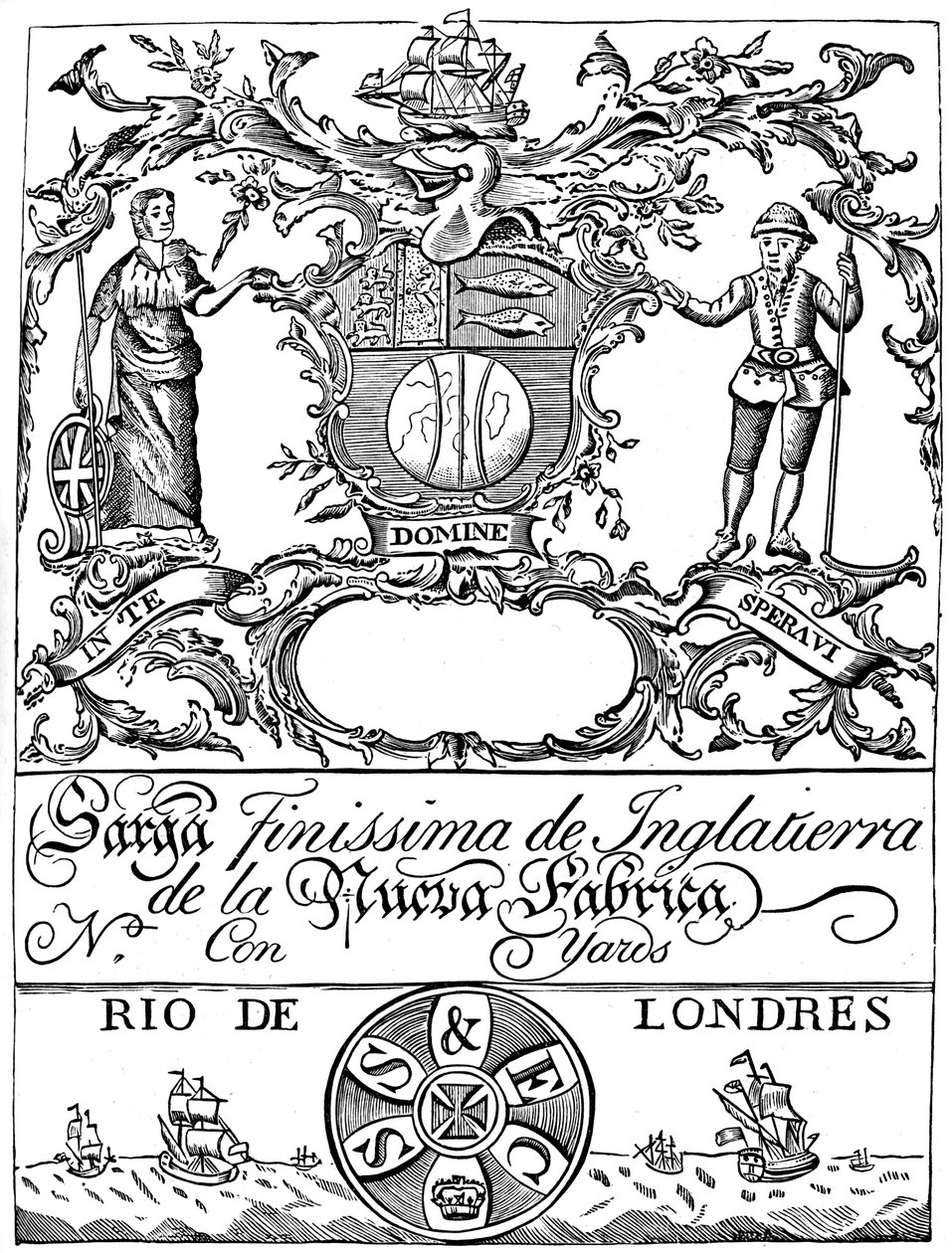 Handelsmarke der South Sea Company von Unbekannt