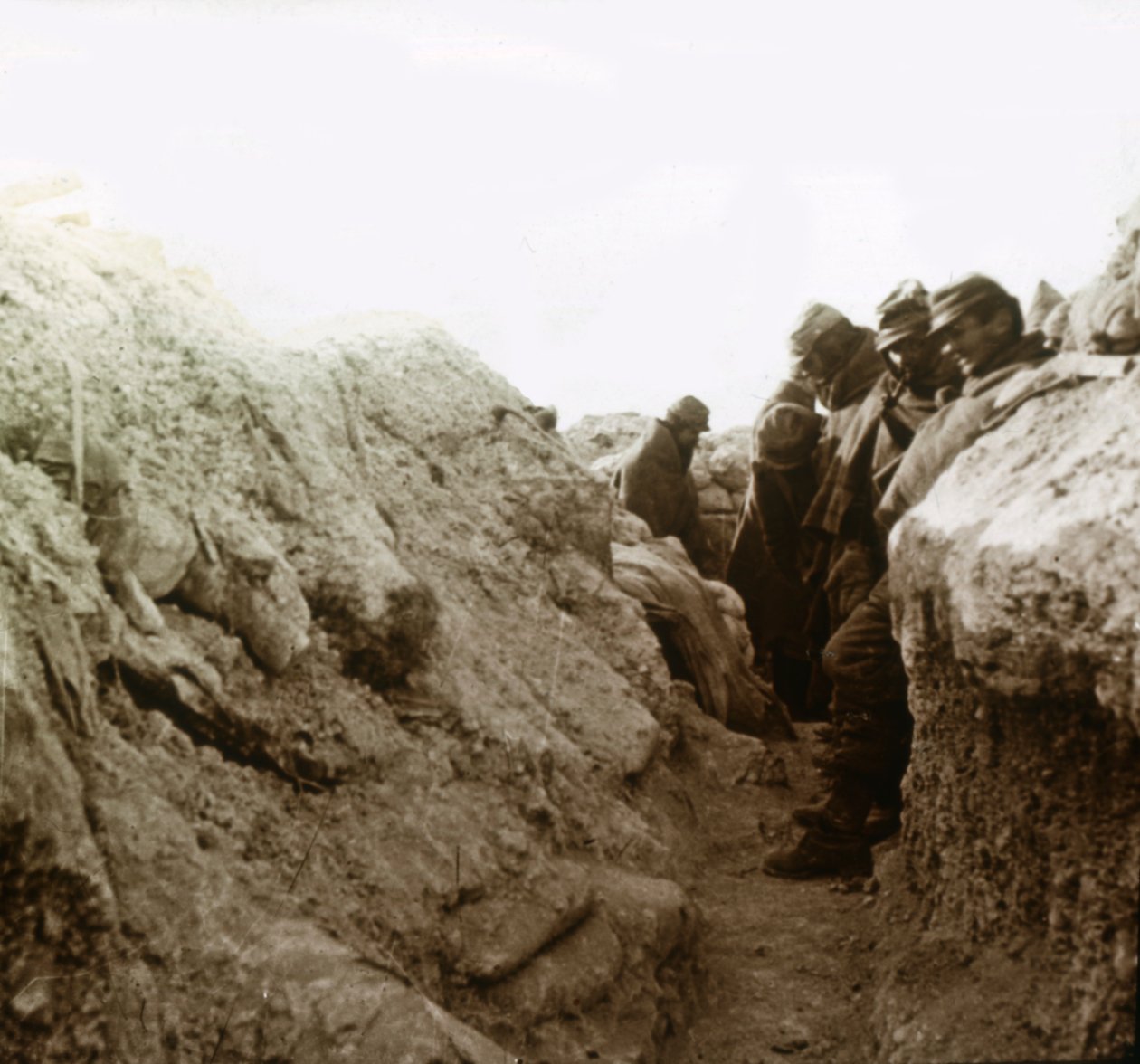 Schützengräben, Champagne, Nordfrankreich, 1914-1918 von Unbekannt