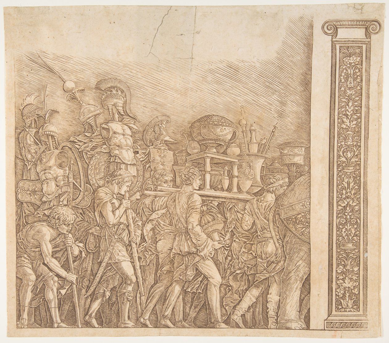 Triumph des Cäsar: Die Kürassierträger, ca. 1490 von Unbekannt