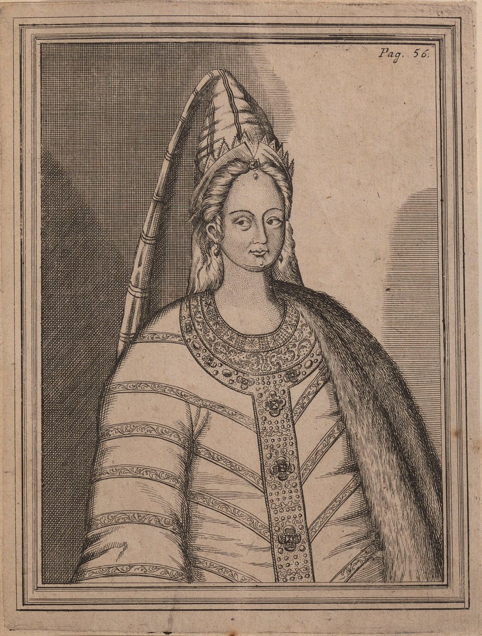 Zarin Irina Godunova, die Frau von Zar Feodor I. von Russland von Unbekannt