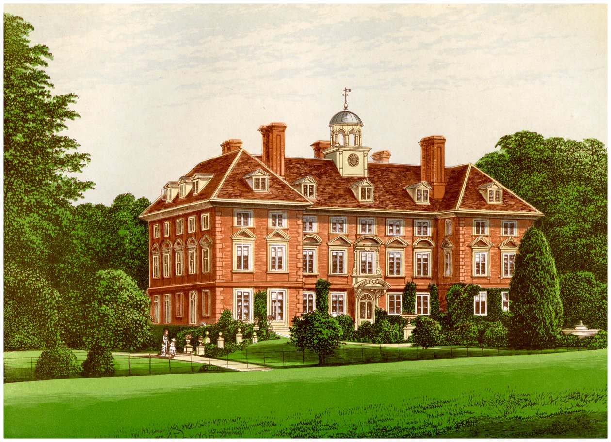 Tyttenhanger Park, Hertfordshire, Heim der Gräfin von Caledon, ca. 1880 von Unbekannt