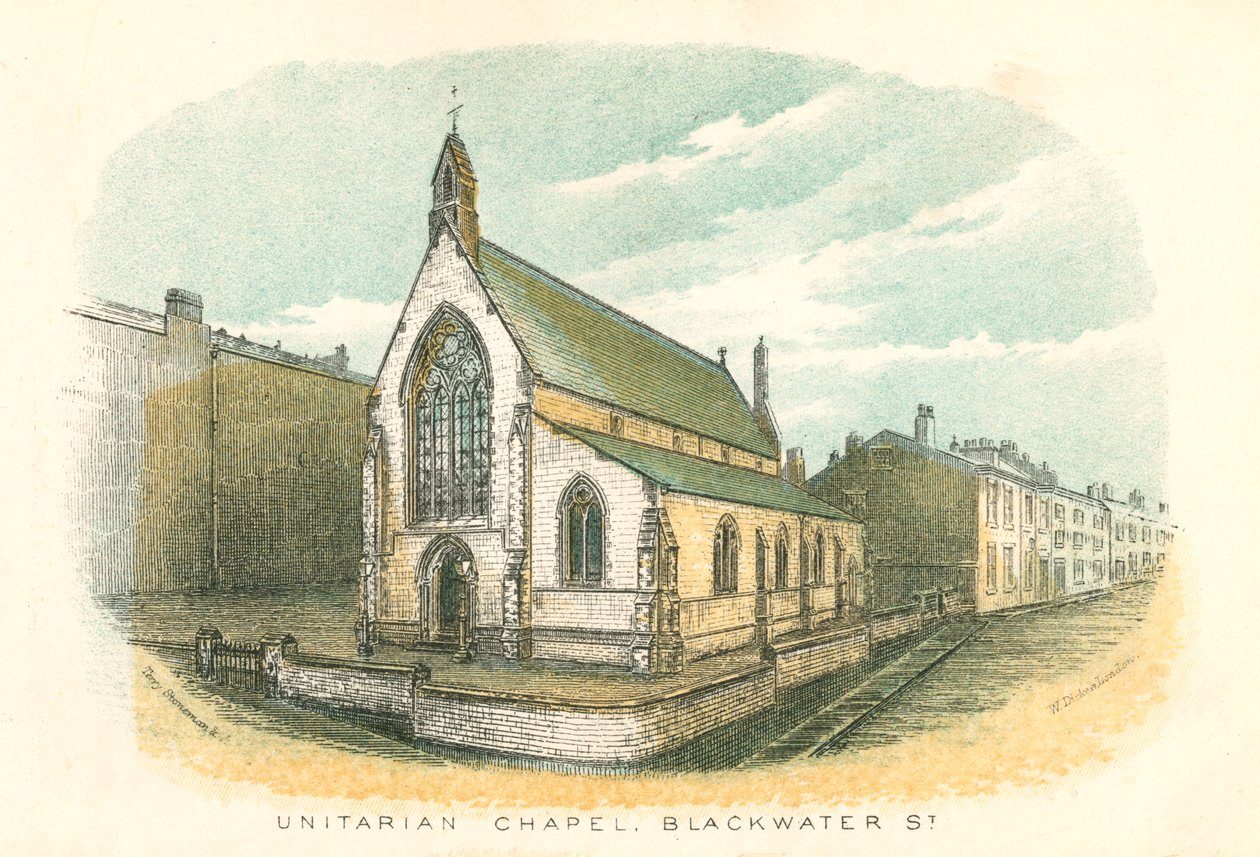 Unitarische Kapelle, Rochdale, 1876 von Unbekannt