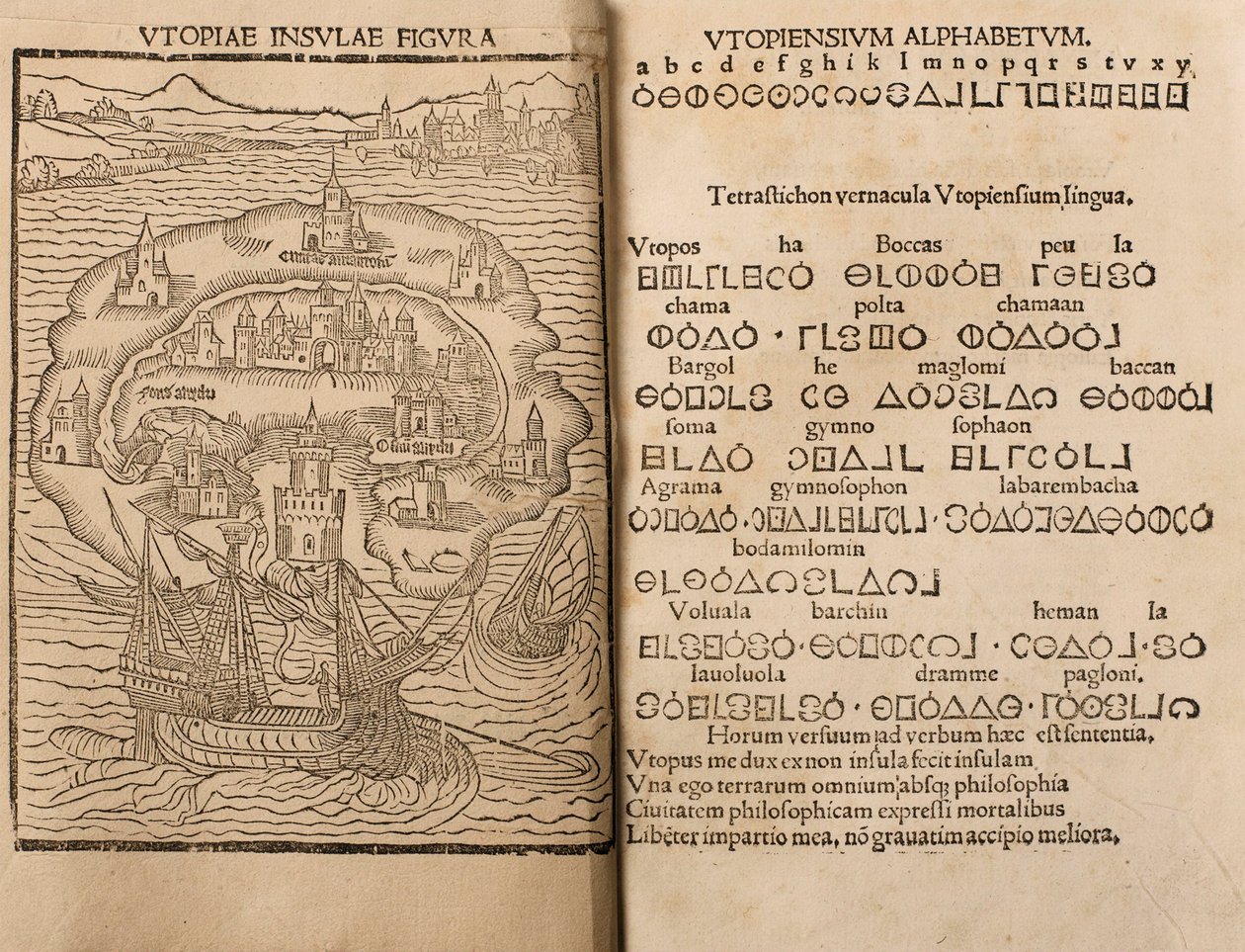 Utopia von Thomas More, 1516 von Unbekannt