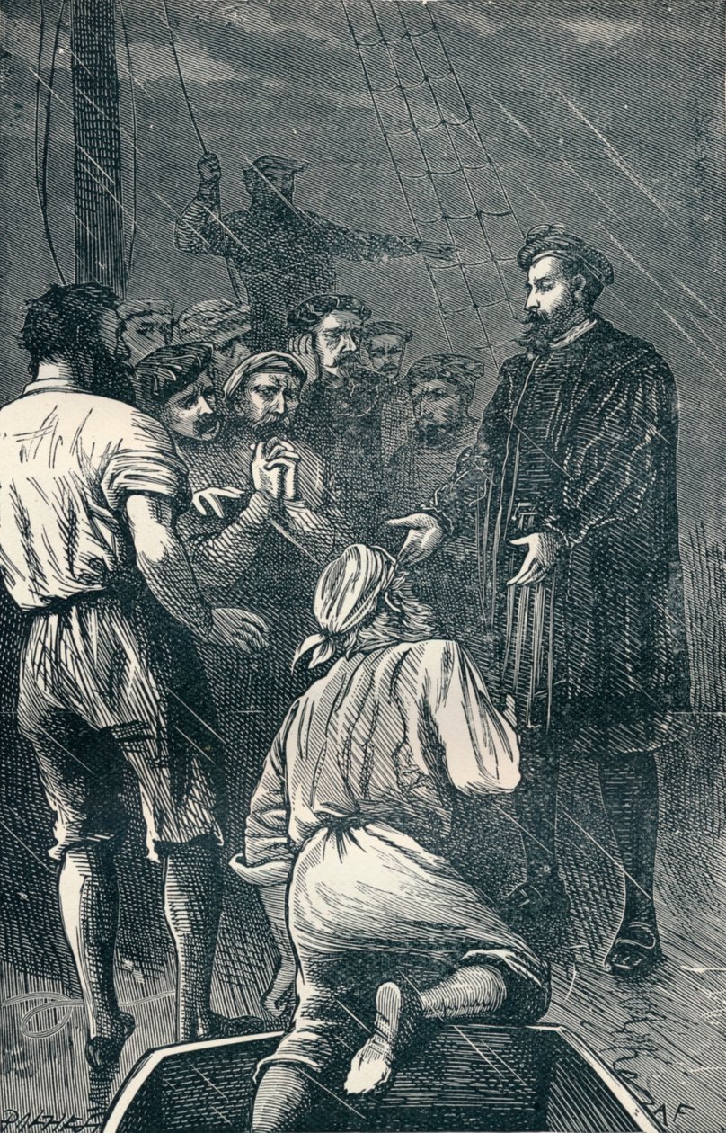 Vasco da Gama weigert sich erneut umzukehren, 1904 von Unbekannt