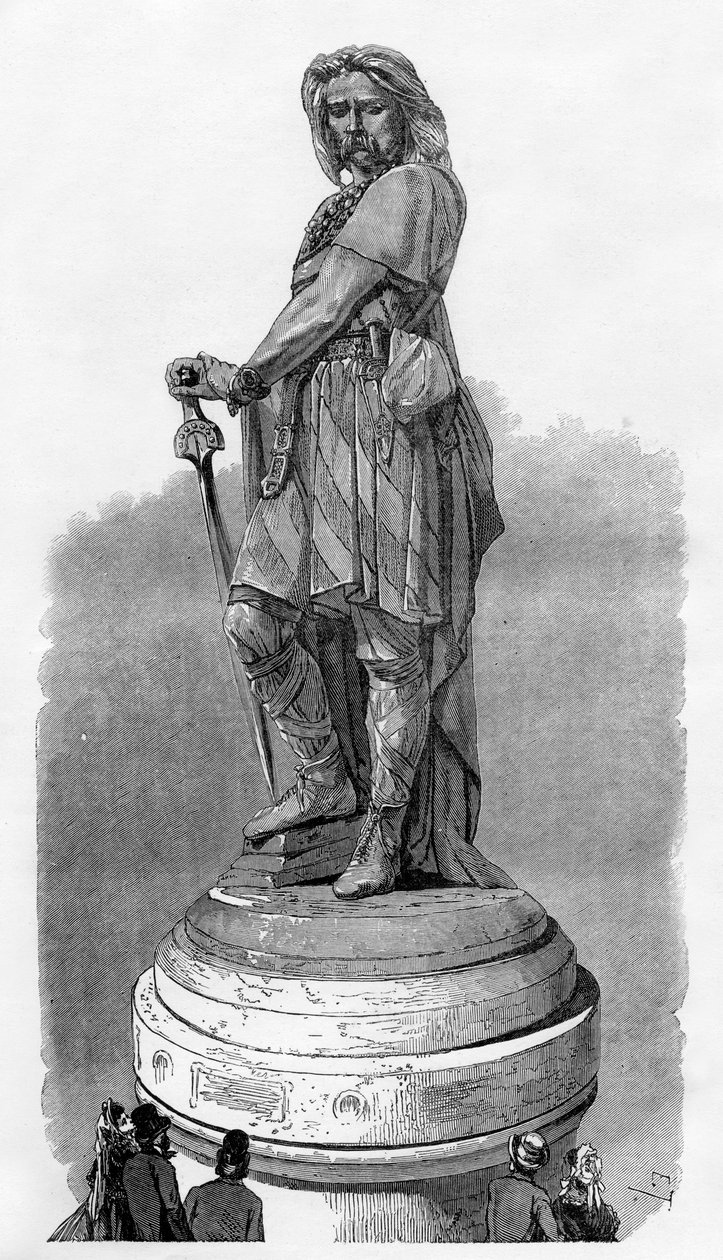 Vercingetorix-Denkmal in Alesia, bei Dijon, Frankreich, 1882-1884 von Unbekannt