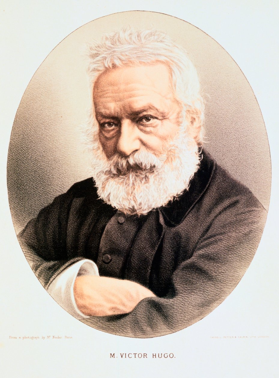 Victor Hugo, französischer Dichter, Dramatiker und Romanautor, ca. 1880 von Unbekannt