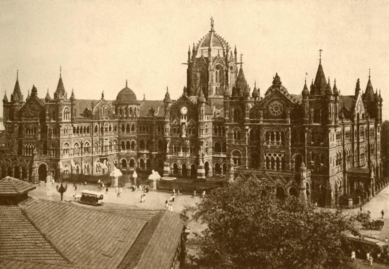 Victoria Station, Bombay, 1930 von Unbekannt