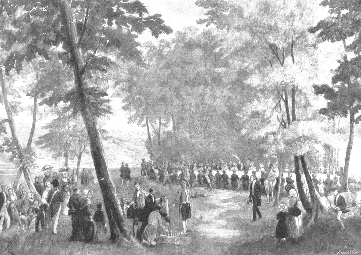 Victorias Besuch bei Louis Philippe im Jahr 1843: Fete Champetre...im ...
