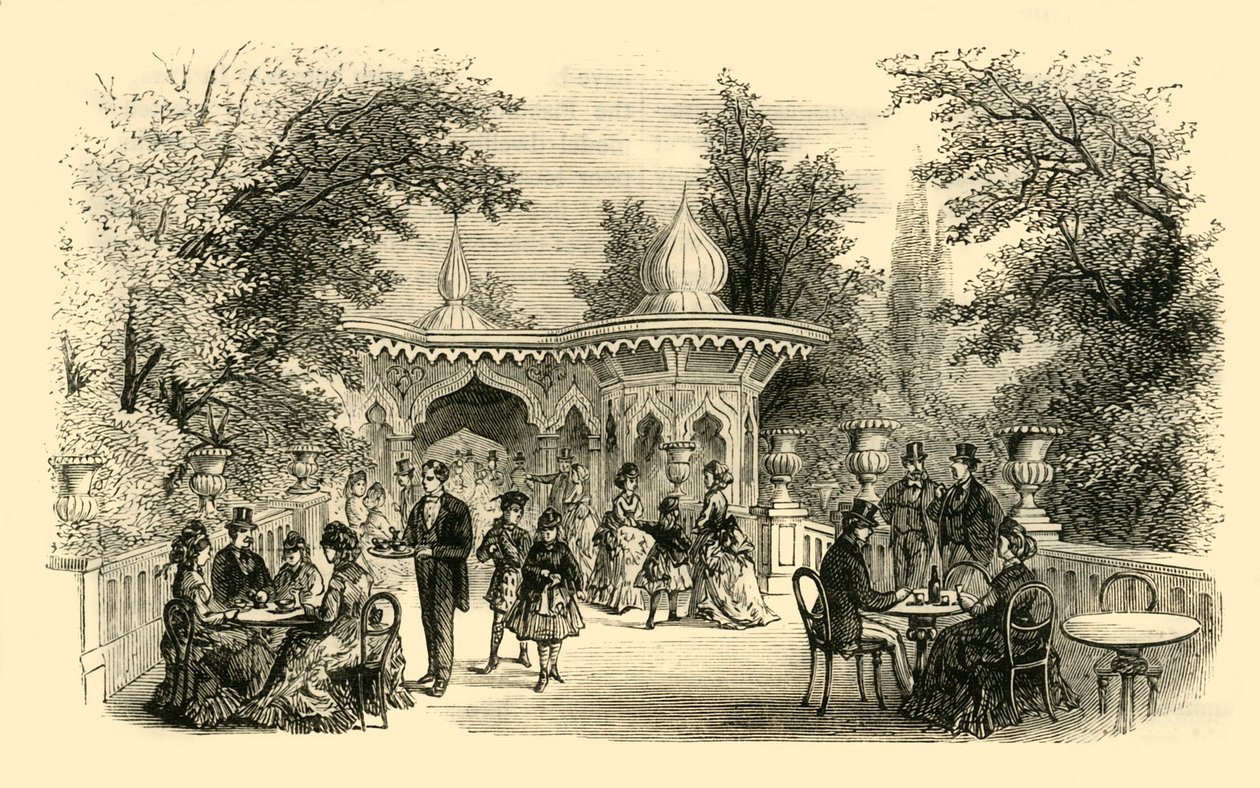Ansicht in den Surrey Gardens, ca. 1878 von Unbekannt