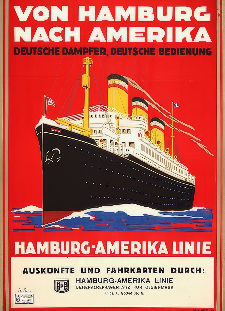 Von Hamburg nach Amerika von Unbekannt