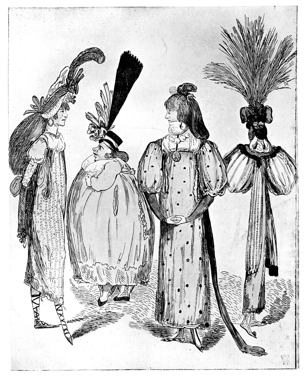Waggoners Frocks oder No Bodys von 1795, 1795 von Unbekannt