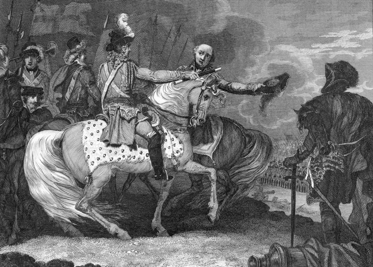 Spanischer Erbfolgekrieg: Schlacht bei Blenheim, 13. August 1704 von Unbekannt