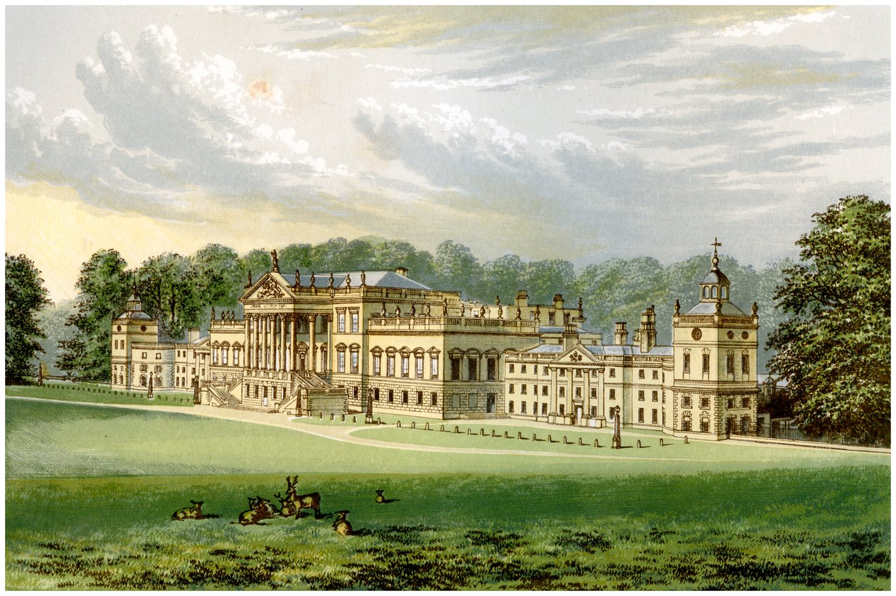 Wentworth Woodhouse, Yorkshire, Heimat von Earl Fitzwilliam, ca. 1880 von Unbekannt