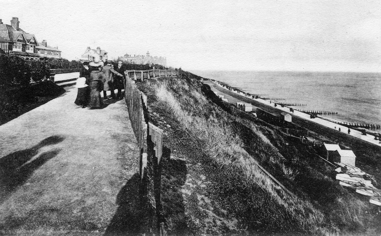 West Cliff und Gärten, Felixstowe, Suffolk, frühes 20. Jahrhundert von Unbekannt