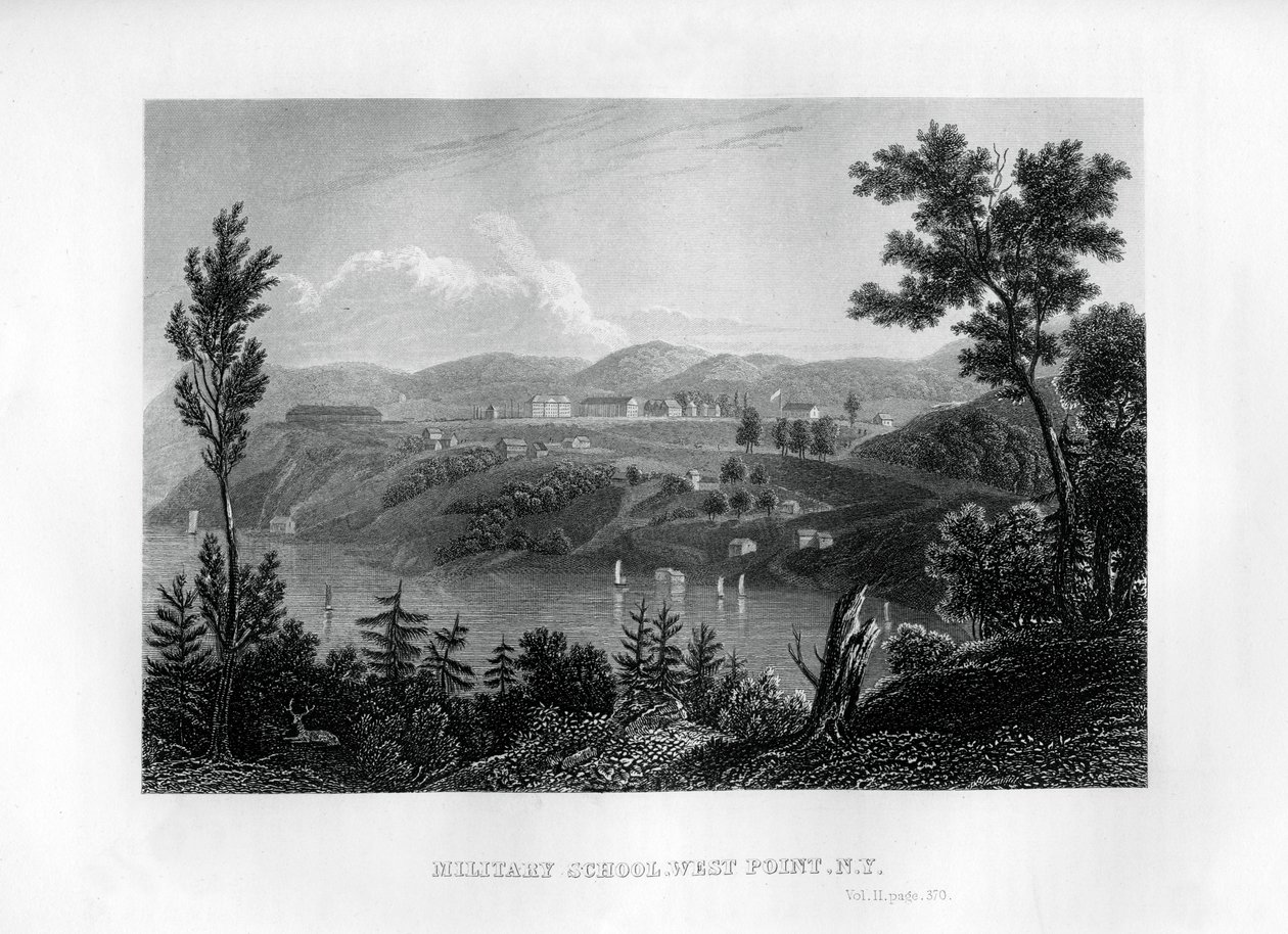 West Point Militärschule, New York, 1855 von Unbekannt