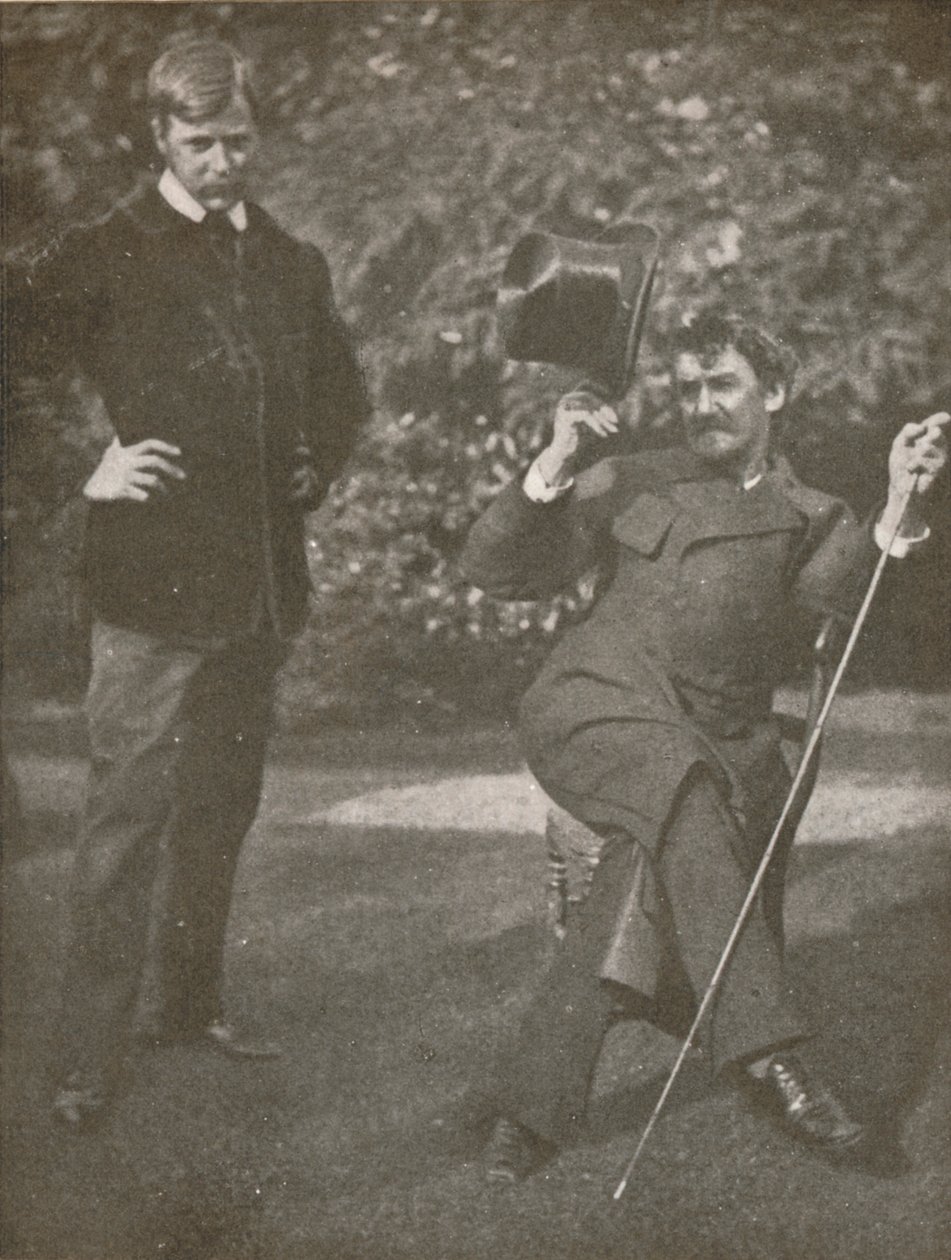 Whistler und Menpes, ca. 1885, 1904 von Unbekannt