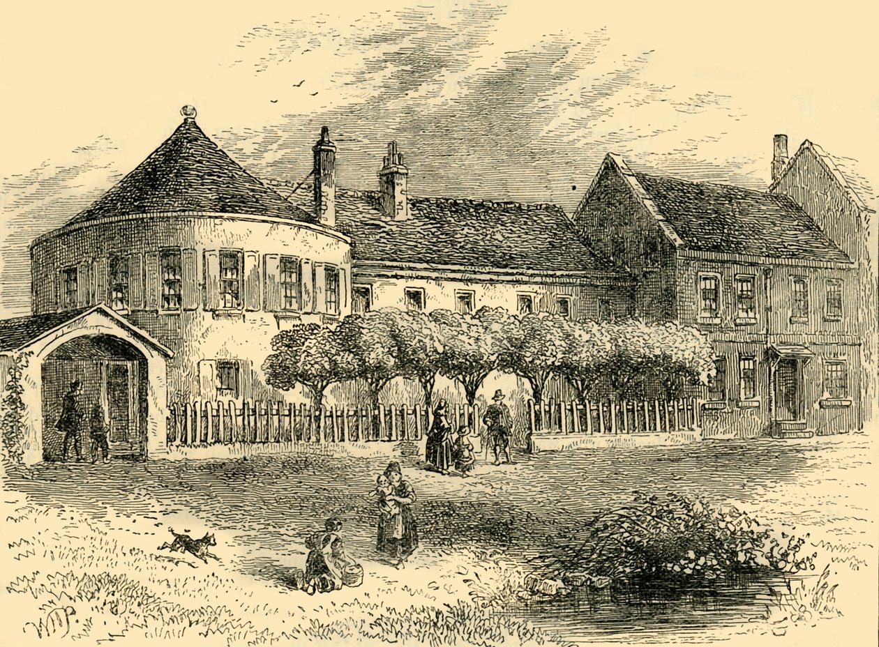 White Conduit House um 1820, um 1872 von Unbekannt